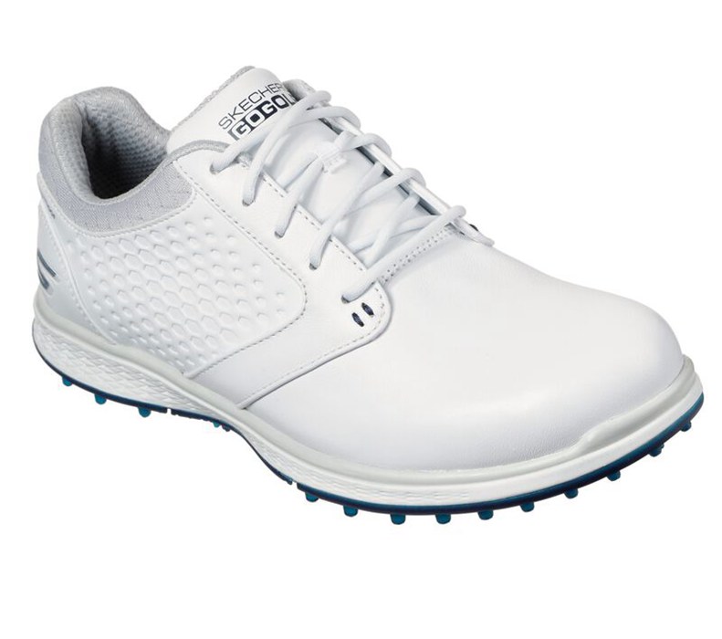 Skechers Dam Vita/Marinblå Snörskor - Go Golf Elite V.3 - Deluxe - Sverige (OLMTW-8914)
